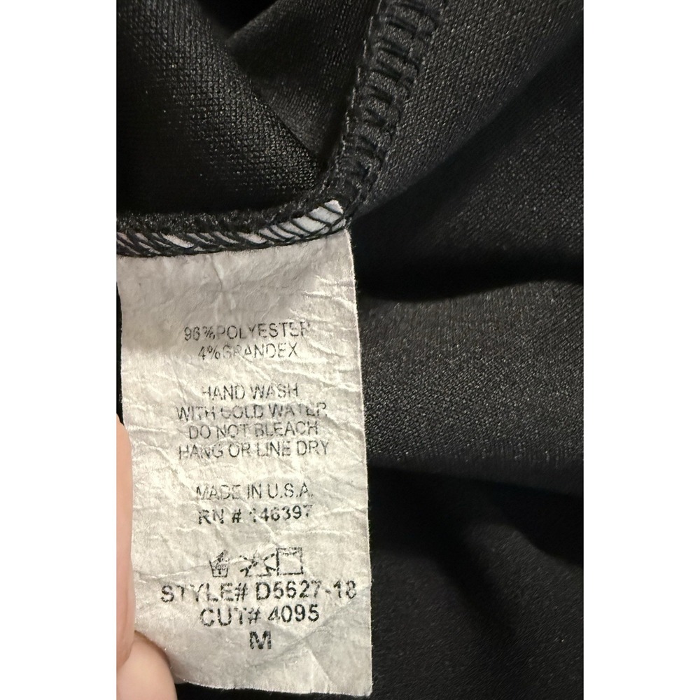 Black Sheath Dress Sleeveless Strappy V-Neck Midi Size M sexy cocktail party - Picture 4 of 4